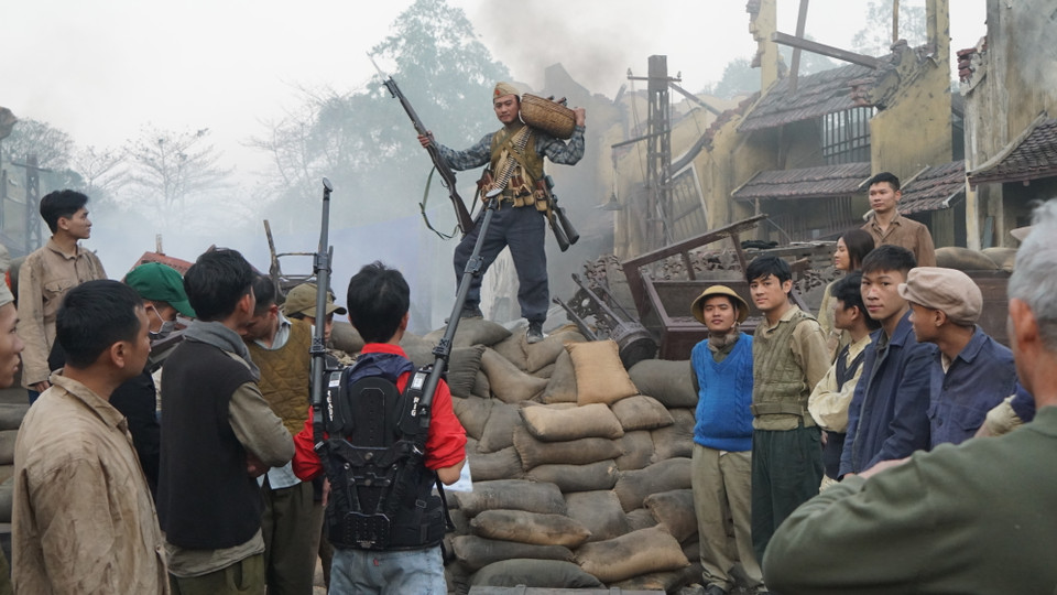 Dự kiến phim sẽ ra mắt cuối năm 2023 đồng thời được chiếu nhân dịp kỷ niệm 70 năm ngày giải phóng Thủ đô trong năm 2024 (1954-2024). (Ảnh: ĐPCC)