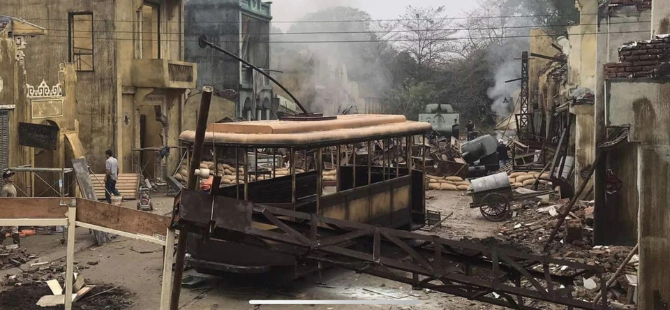 ''Đào, phở và piano'' là tác phẩm phim truyện điện ảnh lấy đề tài chiến tranh do Bộ Văn hóa, Thể thao và Du lịch, Cục Điện ảnh đặt hàng, Công ty Cổ phần phim truyện 1 sản xuất. (Ảnh: CTV/Vietnam+)