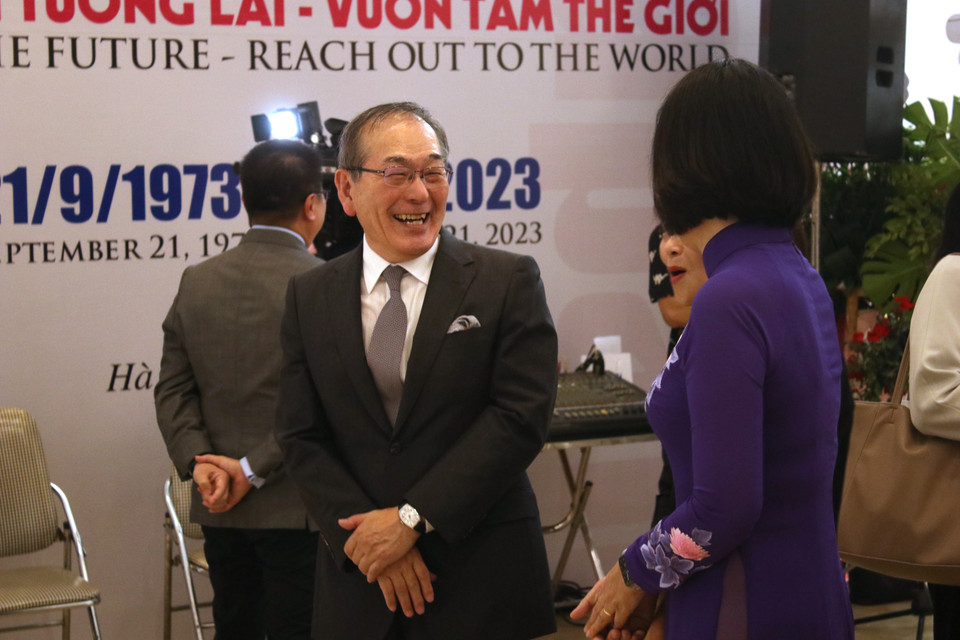 Từ những năm 1980, Thông tấn xã Việt Nam (Vietnam News Agency) và Hãng Thông tấn Kyodo News đã thiết lập quan hệ hợp tác. Cả hai luôn dành cho nhau sự hỗ trợ và giúp đỡ hết sức hiệu quả, giúp nhau hoàn thành sứ mệnh truyền thông. (Ảnh: Minh Anh/Vietnam+)