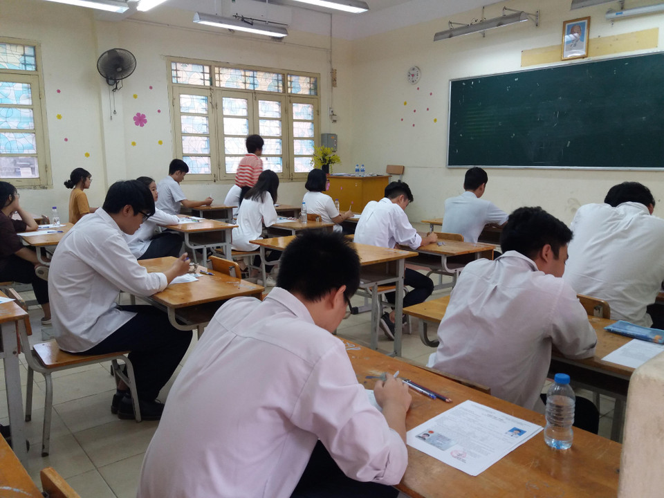 Thí sinh đã sẵn sàng cho kỳ thi. (Ảnh: PM/Vietnam+)