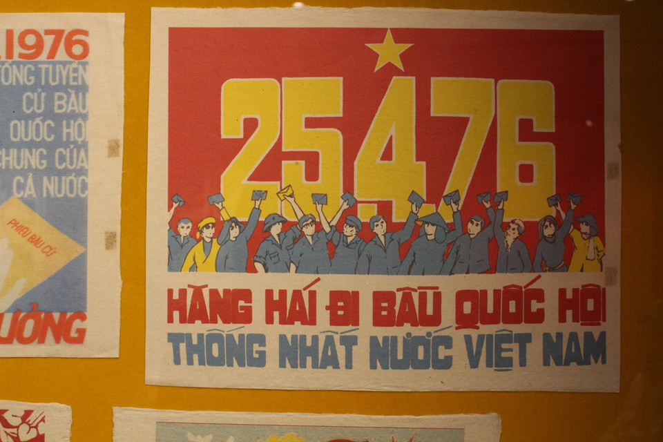 Lần đầu tiên tổng tuyển cử bầu ra Quốc hội chung của nước Việt Nam thống nhất, ngày 26/4/1976. (Ảnh: Minh Anh/Vietnam+)