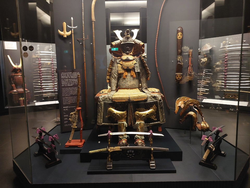 Giáp và kiếm của chiến binh Nhật Bản. (Ảnh: Minh Thu/Vietnam+)