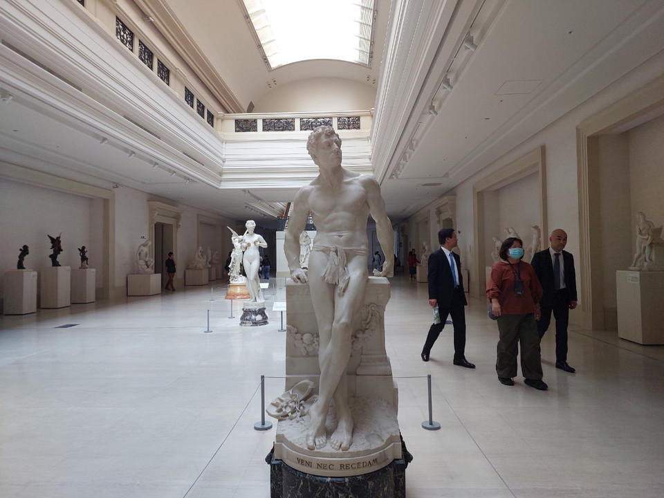 Tôn chỉ hoạt động của người sáng lập là "Viện bảo tàng của tôi chỉ có một tinh thần: Tồn tại vì mọi người.” (Ảnh: Minh Thu/Vietnam+)