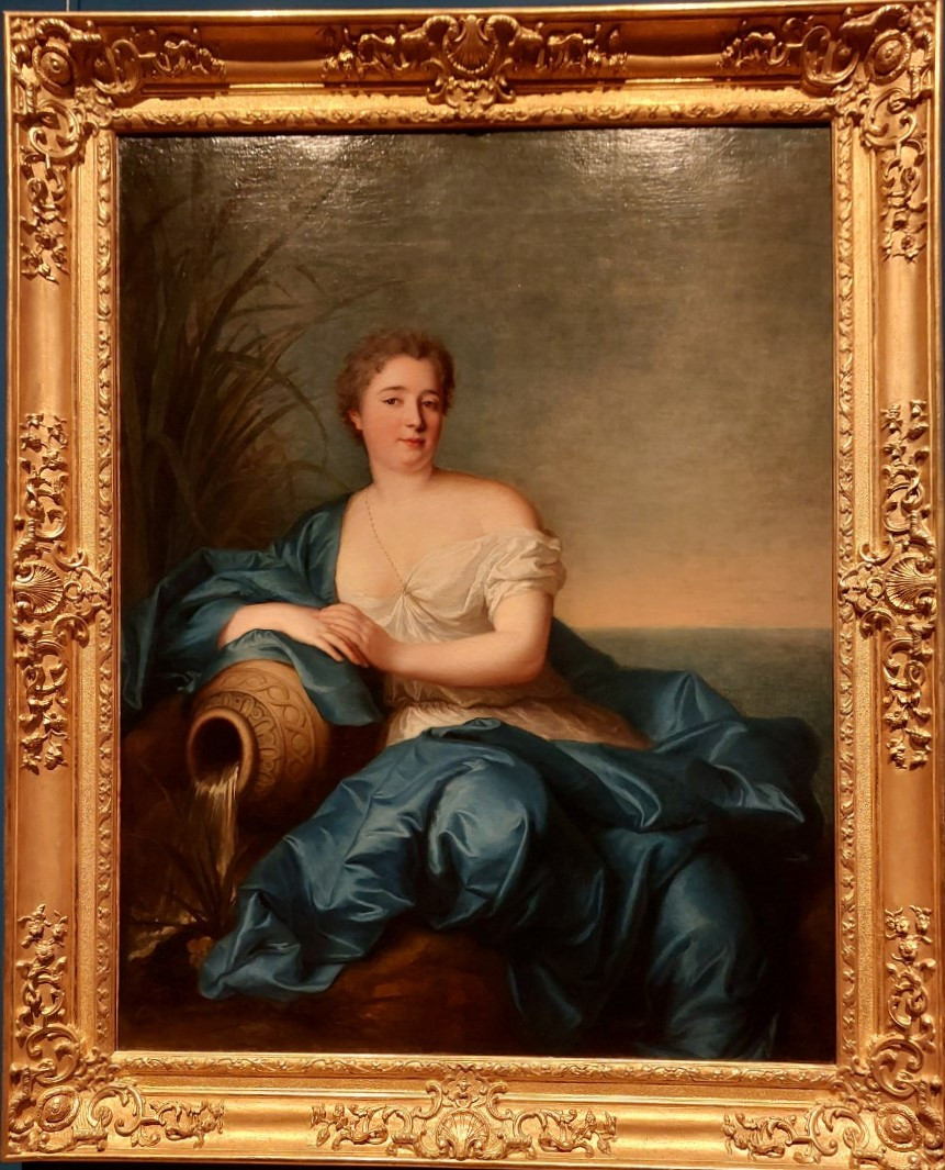 Chân dung thiếu phụ mùa Xuân (Portrait of Woman in Spring) của danh họa Pháp Jean Marc Nattie. (Ảnh: Minh Thu/Vietnam+)