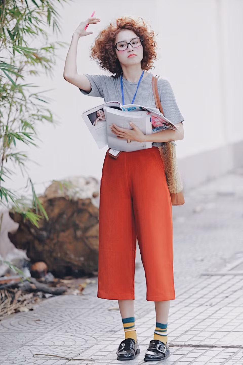 Cô nàng xấu xí An Chi - một hình ảnh khác lạ của Ninh Dương Lan Ngọc. (Ảnh: ĐLP)