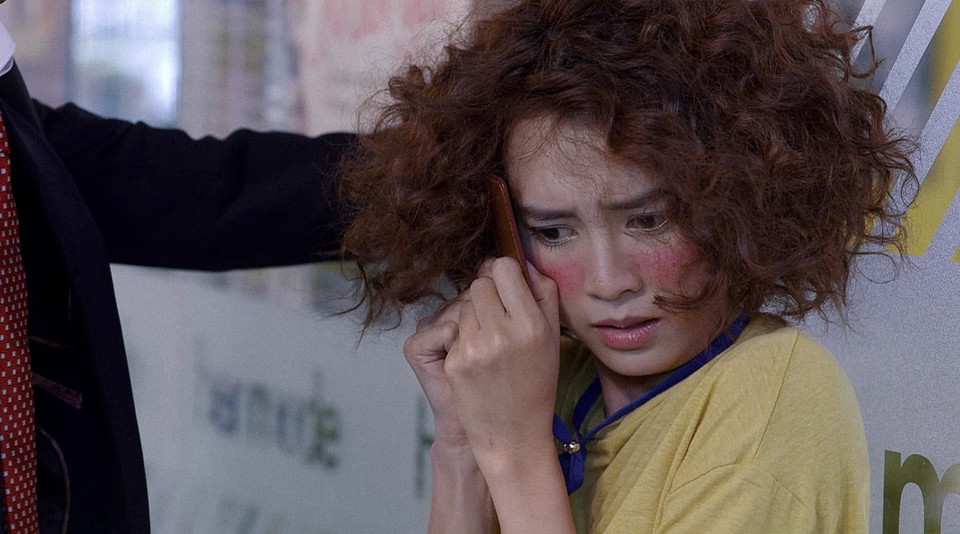 Ngoại hình 'xấu lạ' của Ninh Dương Lan Ngọc trong 'Mối tình đầu của tôi.' (Ảnh: ĐLP)