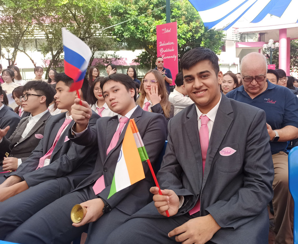 Từ đây, tổng số “quốc tịch” của cộng đồng học sinh TH School đã được nâng lên gần 30 quốc gia. 