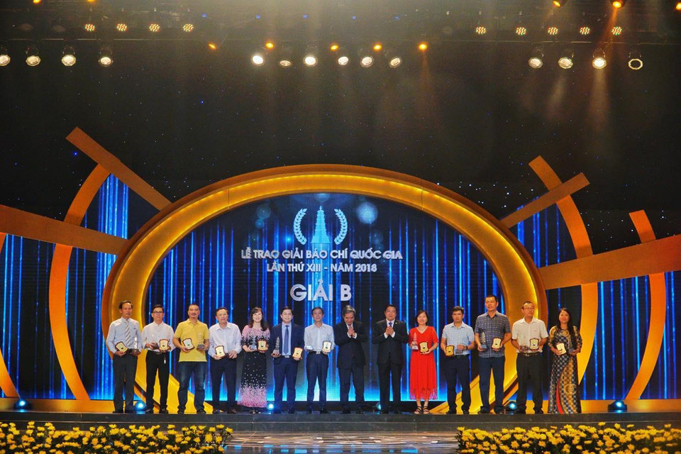 Các tác phẩm được giải là những tác phẩm tiêu biểu về nội dung và hình thức, có tính định hướng dư luận xã hội, có hiệu quả tác động xã hội tốt. (Ảnh: Nguyễn Hoàng/Vietnam+)