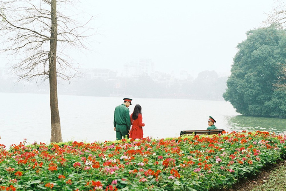 'Chuyện tình người lính' qua góc máy của tác giả Lê Khánh Chi. (Ảnh: BTC cung cấp)