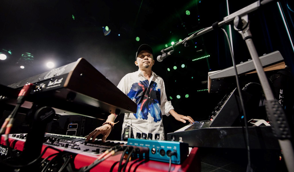 Nhạc sỹ Quốc Trung - tổng đạo diễn của Monsoon 2019. 