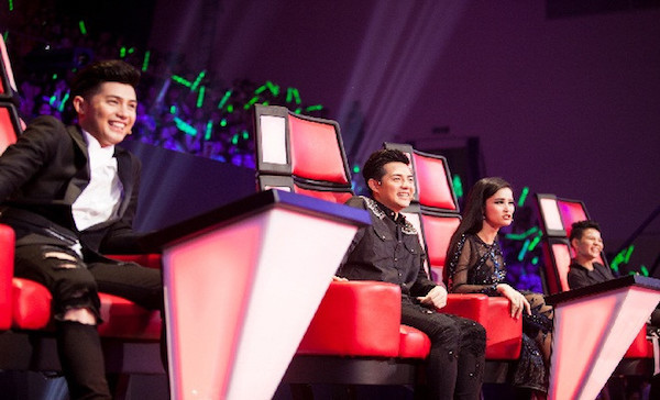 Bộ tứ huấn luyện viên Giọng hát Việt nhí 2016. (Ảnh: BTC)