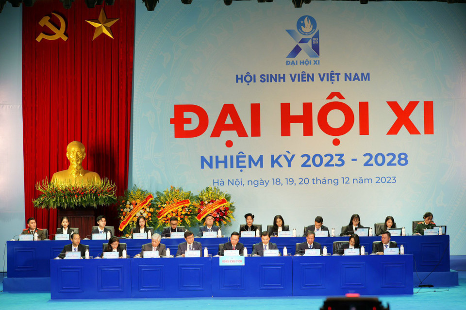 Đại hội cũng sẽ hiệp thương bầu Ban Chấp hành, Ban Kiểm tra Trung ương Hội Sinh viên Việt Nam khóa XI. (Ảnh: PV/Vietnam+)