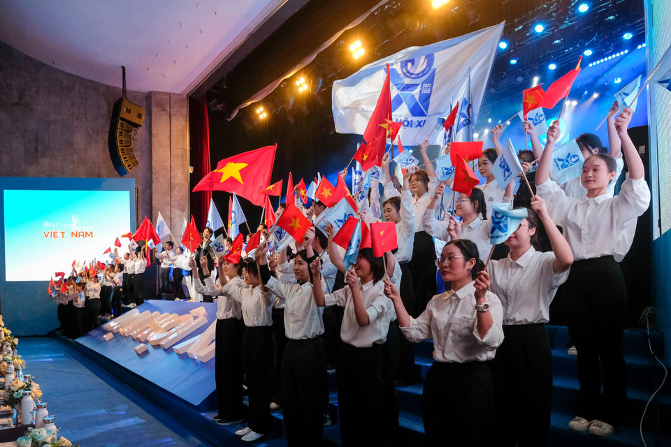 Đại hội là ngày hội lớn của sinh viên Việt Nam, mang đến sức trẻ, đầy sáng tạo, nhiệt huyết của thế hệ sinh viên thời kỳ mới. (Ảnh: PV/Vietnam+)