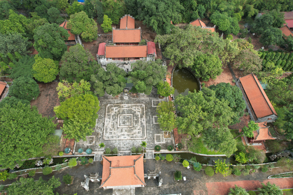 Đền Hai Bà Trưng - nơi sẽ diễn ra lễ công nhận điểm đến du lịch di tích quốc gia đặc biệt. (Ảnh: PV/Vietnam+)