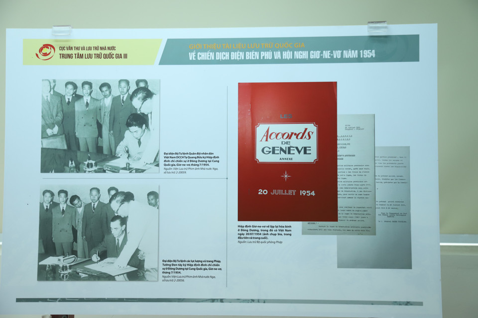 Từ nguồn tư liệu này, Trung tâm Lưu trữ Quốc gia III sẽ phối hợp với các đơn vị liên quan tổ chức trưng bày, triển lãm, xuất bản sách liên quan đến hai sự kiện lịch sử nói trên. (Ảnh: Minh Thu/Vietnam+)