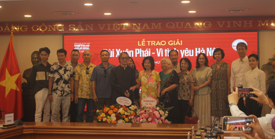 Ở lần tổ chức thứ 16, giải thưởng tiếp tục vinh danh những ý tưởng, việc làm và tác phẩm mới vì tình yêu Hà Nội. (Ảnh: Minh Anh/Vietnam+)