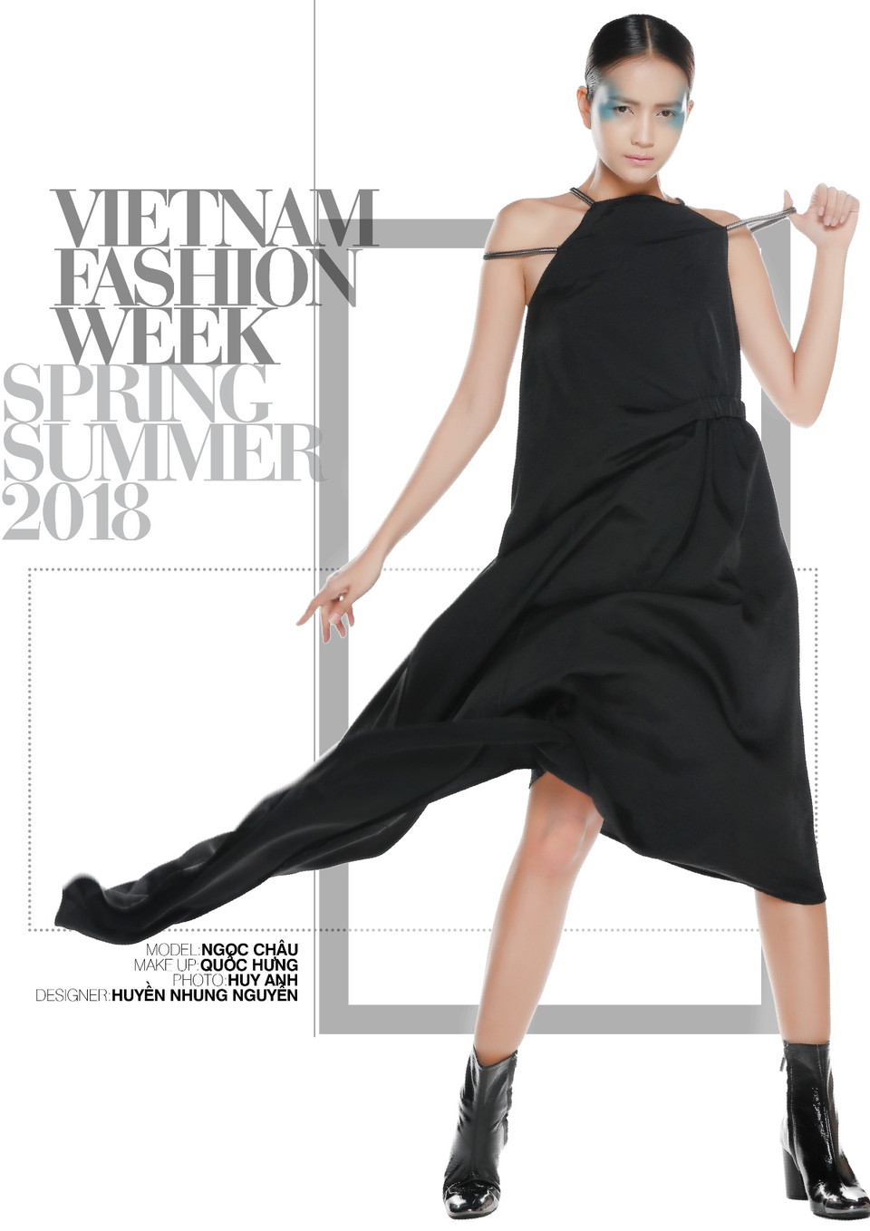 Bộ sưu tập 'This is me' của nhà thiết kế Huyền Nhung Nguyễn khơi dậy những âm thanh khác biệt của thời trang đường phố. (Ảnh: BTC)