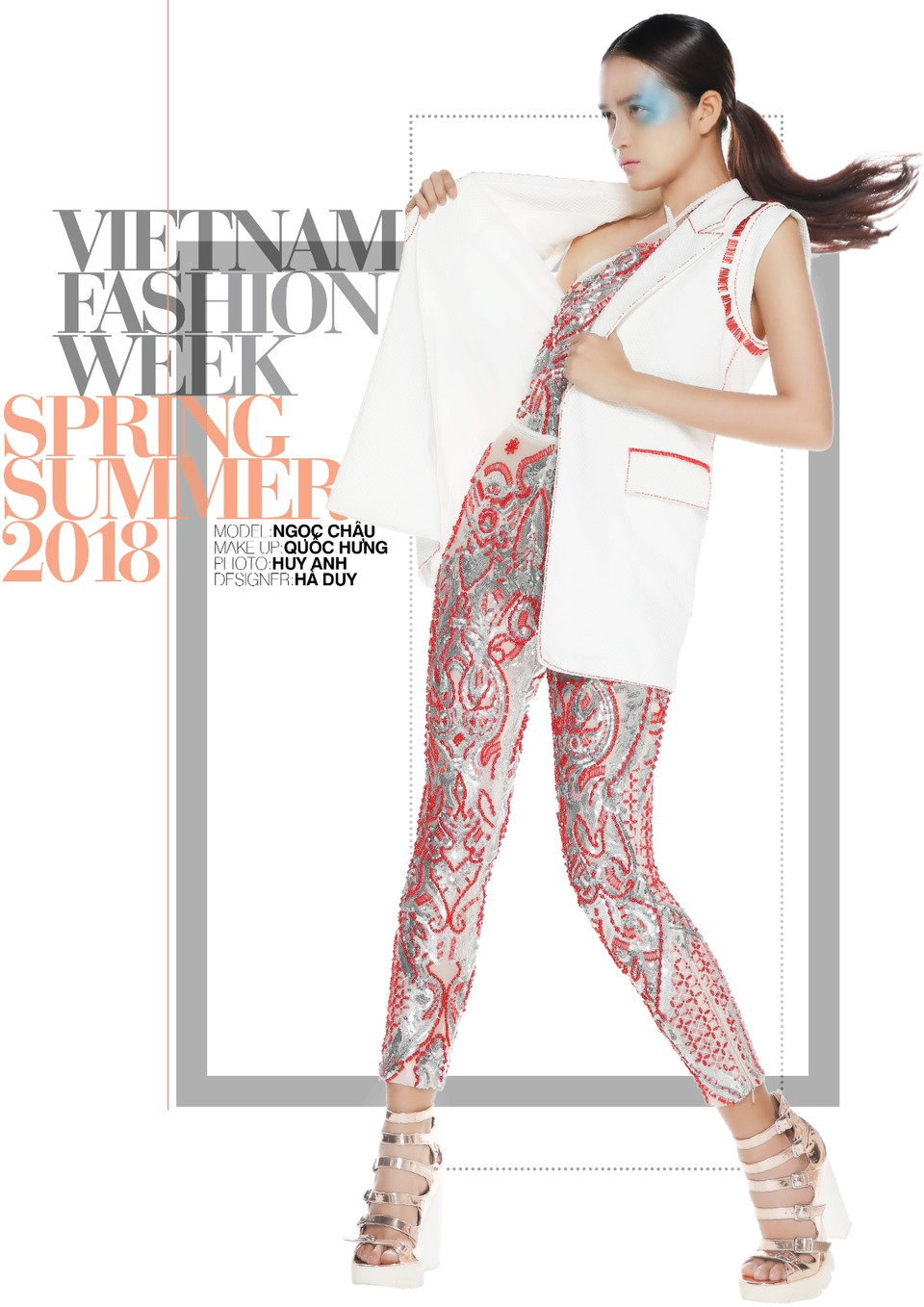 Những thiết kế của Hà Duy giúp tôn lên vẻ đẹp rực rỡ và gợi cảm của phụ nữ. (Ảnh: BTC)