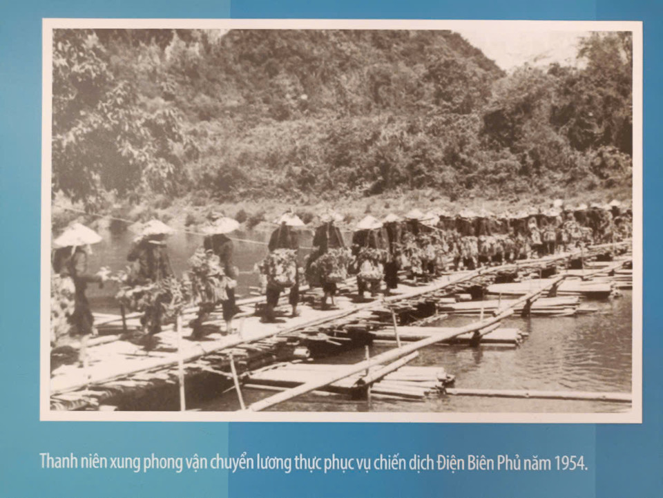 Đó là hành trình hào hùng và của thanh niên Việt Nam, đóng góp to lớn vào công cuộc bảo vệ và xây dựng đất nước. 1954. (Ảnh: PV/Vietnam+)