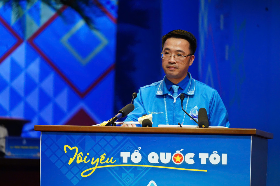 Anh Nguyễn Tường Lâm - Bí thư Trung ương Đoàn, Phó Chủ tịch Hội Liên hiệp thanh niên Việt Nam. (Ảnh: CTV/Vietnam+)