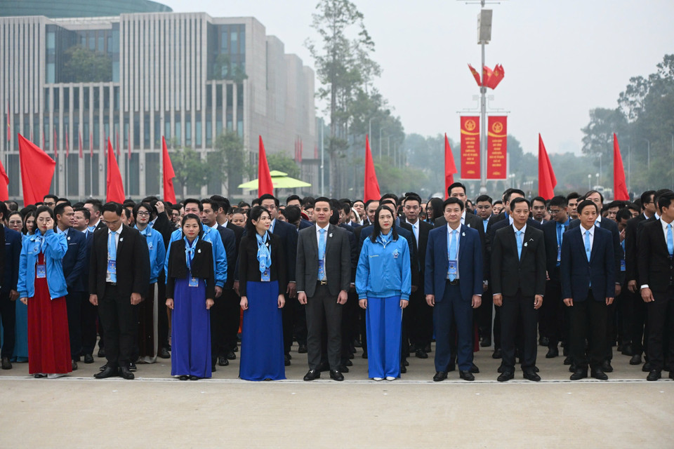 Đại hội đại biểu toàn quốc Hội Liên hiệp Thanh niên Việt Nam lần IX, nhiệm kỳ 2024-2029 sẽ diễn ra trong hai ngày 17 và 18/12 tại Trung tâm Hội nghị quốc gia. Đại hội có sự tham dự 980 đại biểu chính thức là cán bộ, hội viên, thanh niên tiêu biểu trên các lĩnh vực trong và ngoài nước. (Ảnh: PV/Vietnam+)