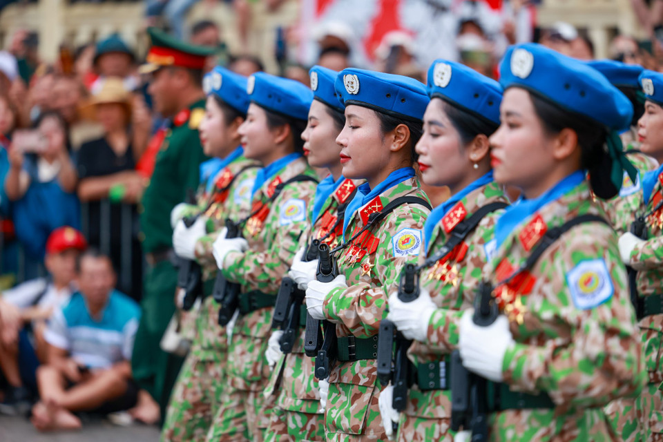 Đội Chiến sỹ mũ nồi xanh. (Ảnh: Minh Sơn/Vietnam+)