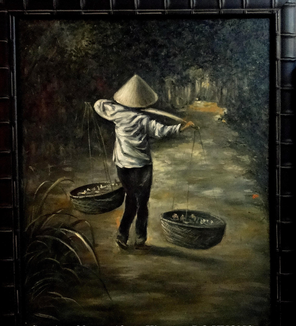 Trong triển lãm 'Đáo Xuân,' họa sỹ Đỗ Hương giới thiệu 13 bức tranh sơn dầu khổ lớn. (Ảnh: CTV)