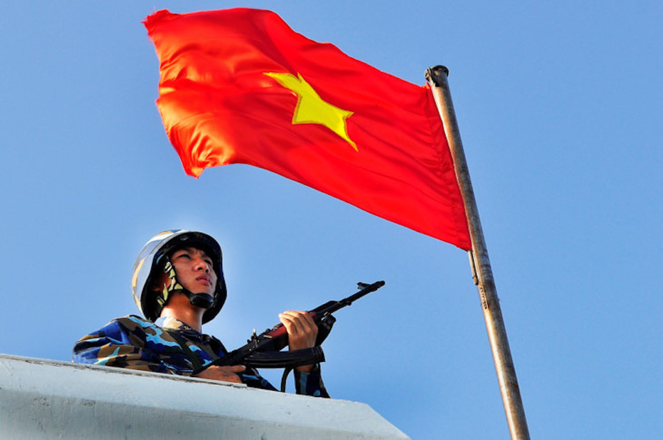 Tác phẩm 'Phiên gác' của tác giả Hoàng Ngọc Thạch. (Ảnh: BTC)