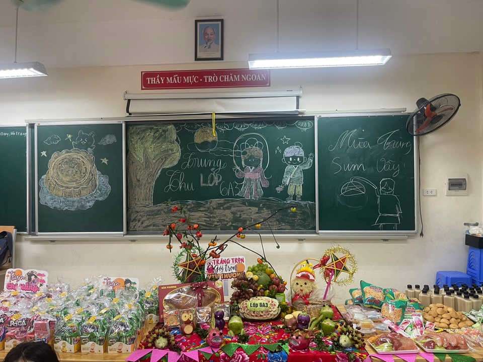 Sự chung tay của nhà trường, phụ huynh đã mang lại cho các em học sinh một mùa trăng tròn đầy, ý nghĩa và tràn ngập niềm vui. (Ảnh: NTCC)