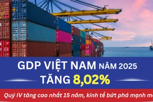 Kinh tế Việt Nam 2025: Tăng trưởng bứt phá, GDP tăng 8,02% 