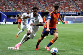 Tây Ban Nha chia điểm với tân binh Cape Verde trong ngày ra quân World Cup 2026. (Ảnh: AFP/TTXVN)