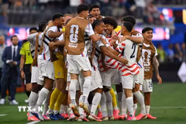 Đội tuyển Mỹ khởi đầu hoàn hảo tại World Cup 2026. (Ảnh: AFP/TTXVN)