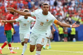 Mbappe tỏa sáng để đưa Pháp tiến vào bán kết World Cup 2026. (Ảnh: AFP/TTXVN)