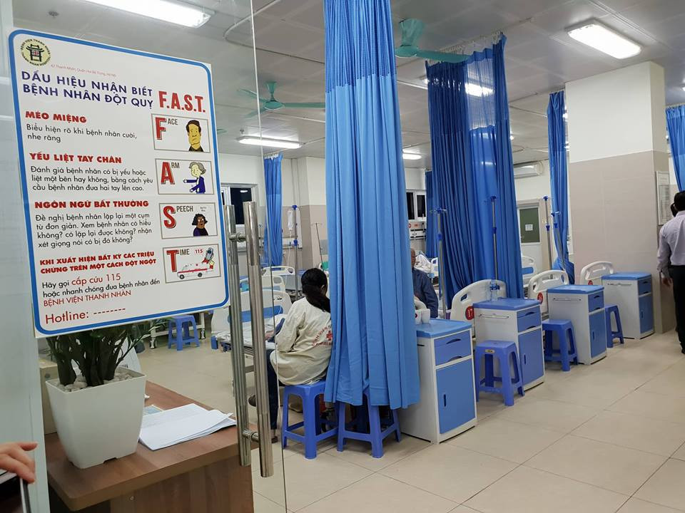 Rất nhiều bệnh nhân ở lại ăn Tết trong bệnh viện. (Ảnh: T.G/Vietnam+)