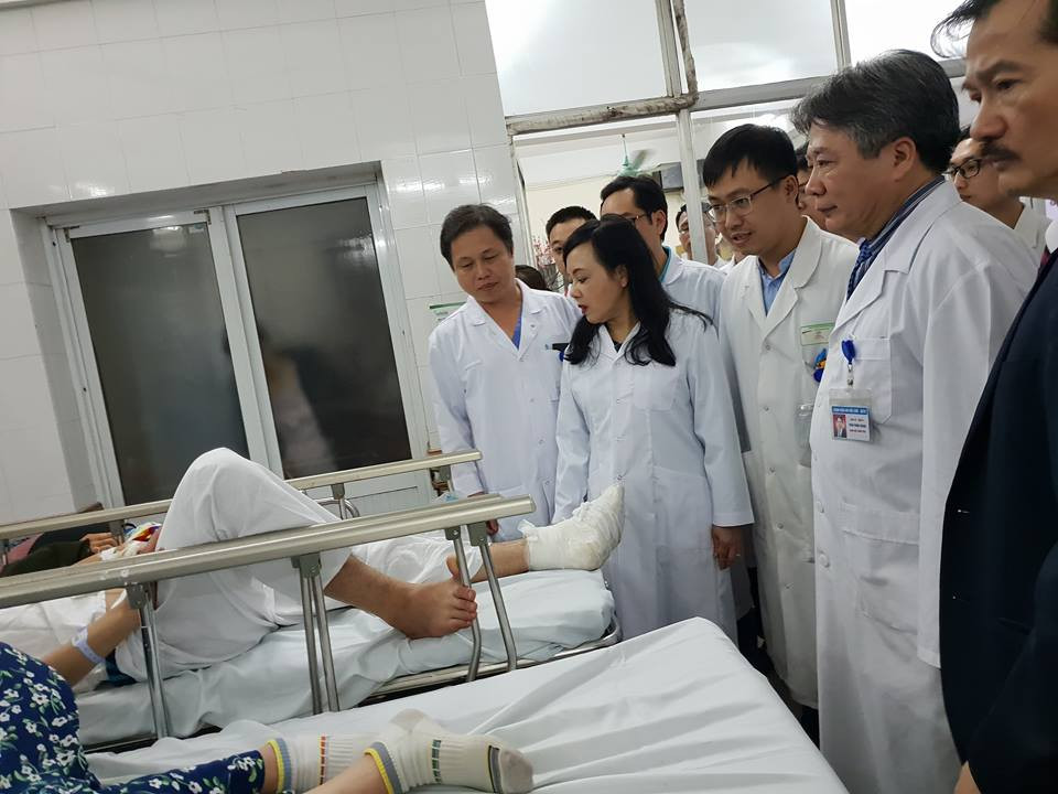 Nhiều bệnh nhân cấp cứu, nhập viện dịp Tết tại Bệnh viện Hữu nghị Việt Đức. (Ảnh: T.G/Vietnam+)