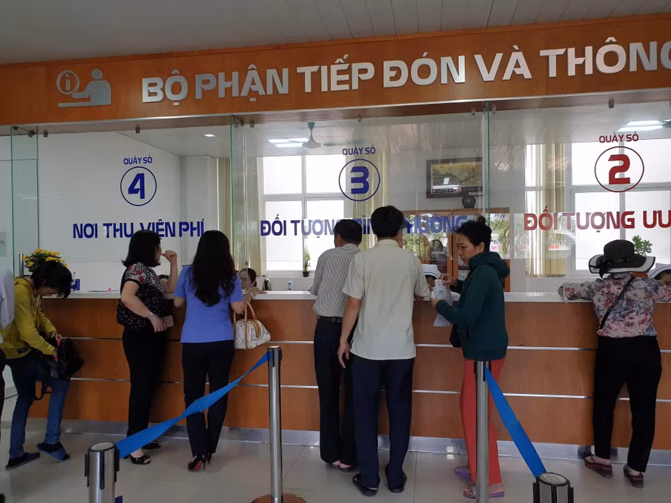  Mỗi ngày các bác sỹ của bệnh viện khám 500-600 bệnh nhân.(Ảnh: PV/Vietnam+)