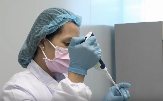  Vắcxin NANO COVAX phòng COVID-19 trên người do Việt Nam sản xuất. (Ảnh: PV/Vietnam+) 