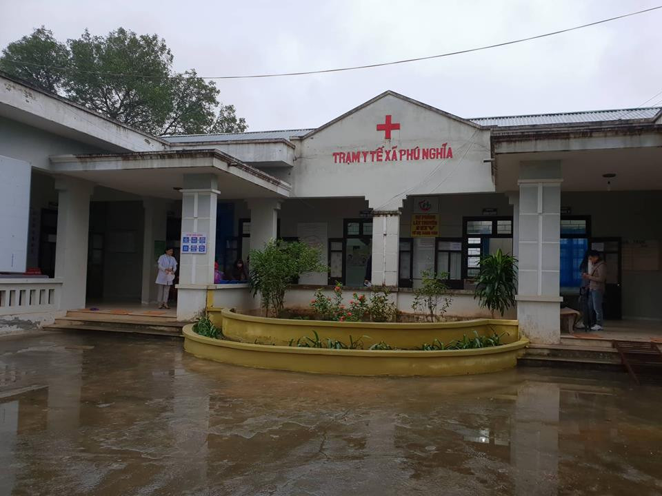 Trạm Y tế xã Phú Nghĩa, Chương Mỹ, Hà Nội. (Ảnh: T.G/Vietnam+)