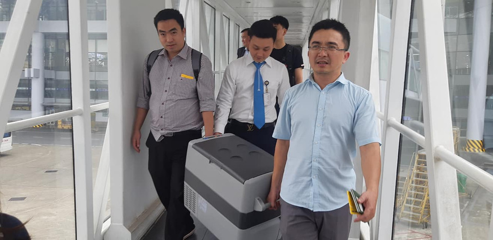  Trung tâm Điều phối ghép tạng Quốc gia đã điều phối một trái tim từ Hà Nội tới Thành phố Huế.(Ảnh: PV/Vietnam+)