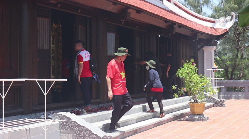 Chùa Sinh Tồn Đông được xây dựng trên diện tích 500 m2, gồm cổng tam quan, chánh điện và một nhà tăng. (Ảnh: PV/Vietnam+)