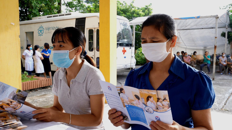 Chương trình tư vấn Tầm soát, phát hiện sớm ung thư vú, ung thư cổ tử cung năm 2023 sẽ được triển khai tại 18 Trung tâm y tế các huyện/thị xã của thành phố Hà Nội. (Ảnh: PV/Vietnam+)