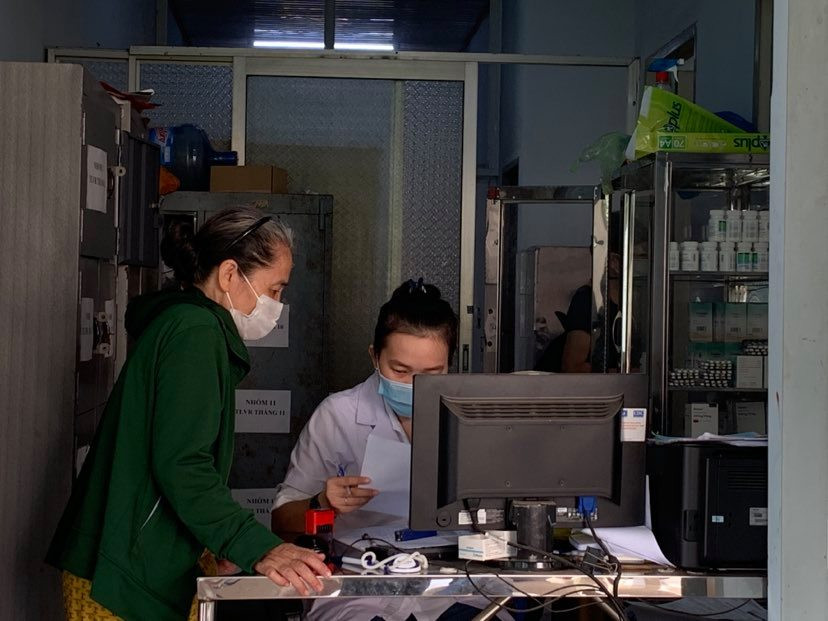 Phòng cấp thuốc ARV, PrEP tại Trung tâm Y tế Thuận An (tỉnh Bình Dương). (Ảnh: T.G/Vietnam+)