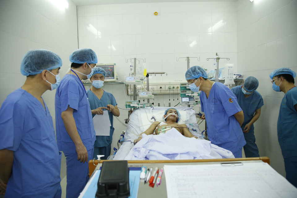  Sau phẫu thuật người bệnh đã ổn định.(Ảnh: PV/Vietnam+)