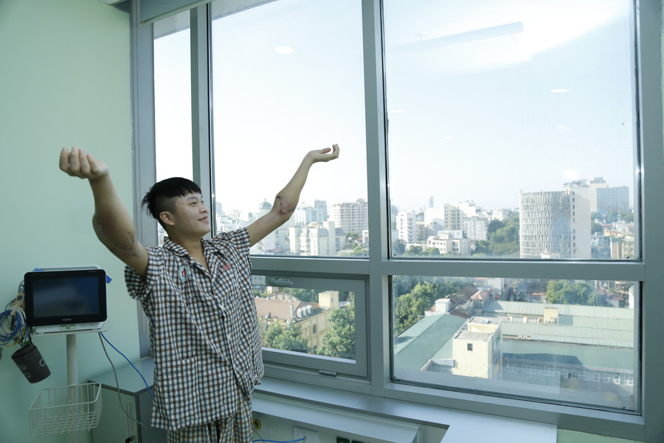Thật may mắn, giấc mơ ấy của nam thanh niên trên đã trở thành sự thật. (Ảnh: PV/Vietnam+)
