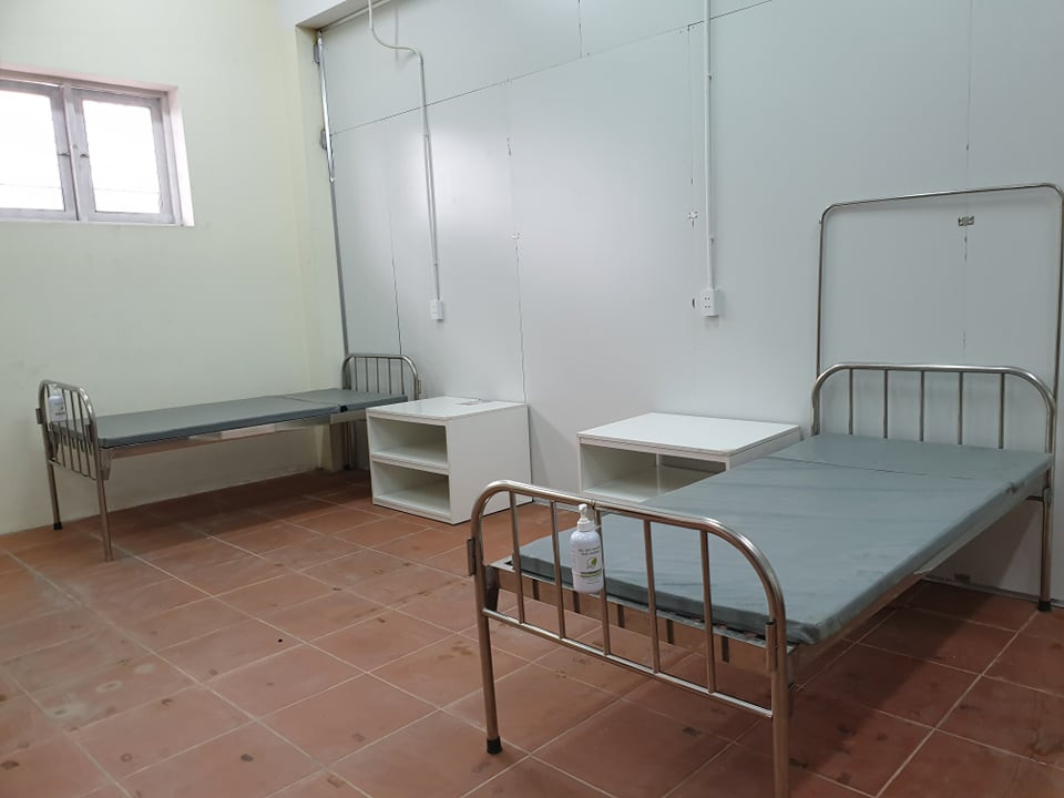 Bên trong Bệnh viện Dã chiến số 3 tại Chí Linh. (Ảnh: T.G/Vietnam+)