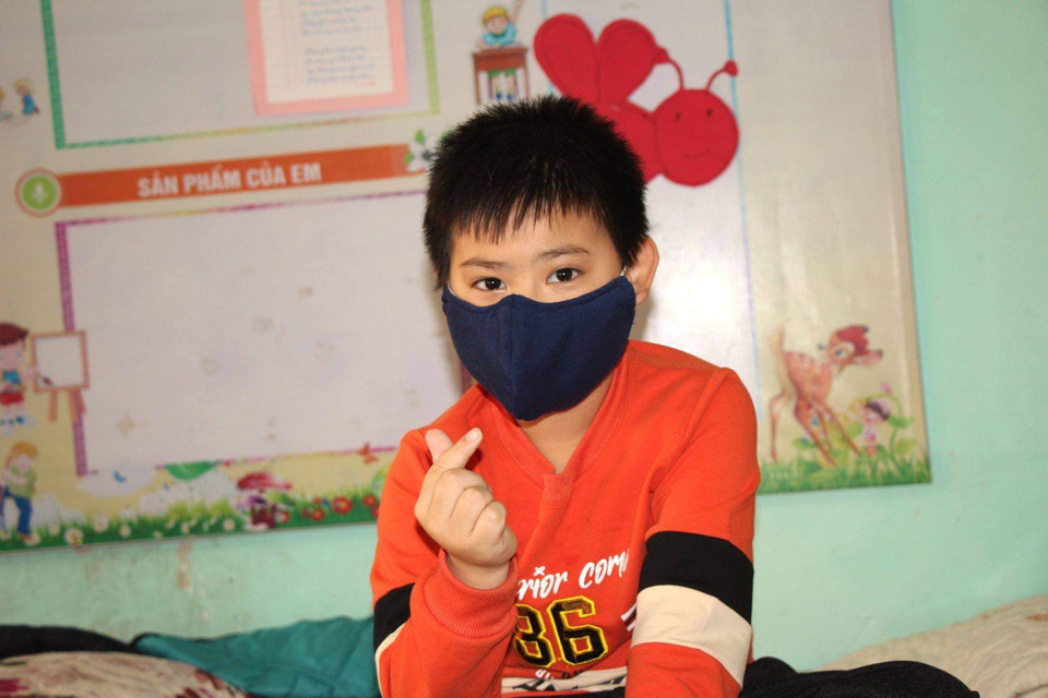 Những hình ảnh trong khu cách ly tại Trường Tiểu học Lai Cách. (Ảnh: PV/Vietnam+)