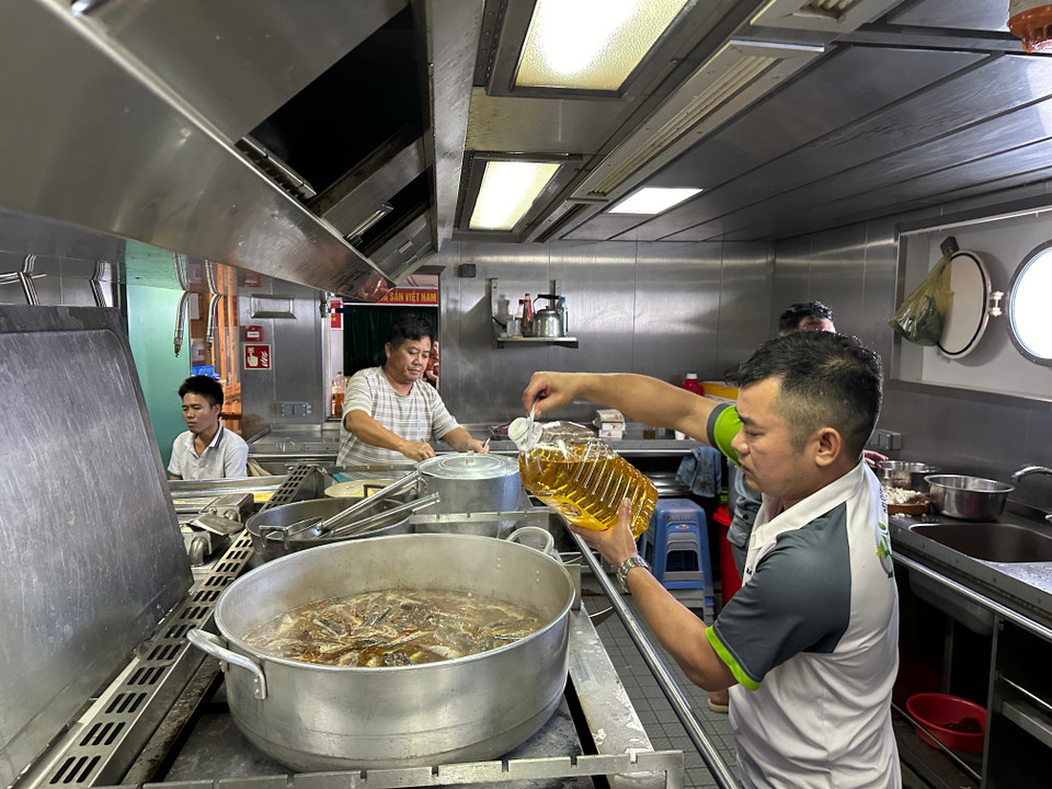 Món cá kho được chế biến cẩn thận. (Ảnh: T.G)