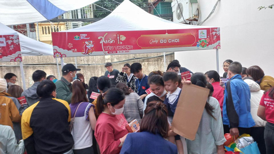 Quầy đồ chơi. (Ảnh: T.G/Vietnam+)