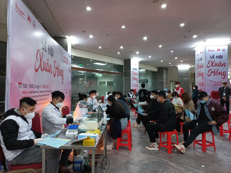 số người đăng ký hiến máu và đơn vị máu tiếp nhận được ngày càng tăng về số lượng và chất lượng.