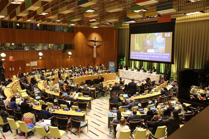 Quang cảnh hội nghị. (Ảnh: Hoài Thanh/TTXVN)